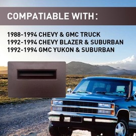 KDFUHRUI Dash Fuse Panel Cover Fit for 1988-1994 Chevy & GMC Truck Blazer Suburban Yukon（Red）