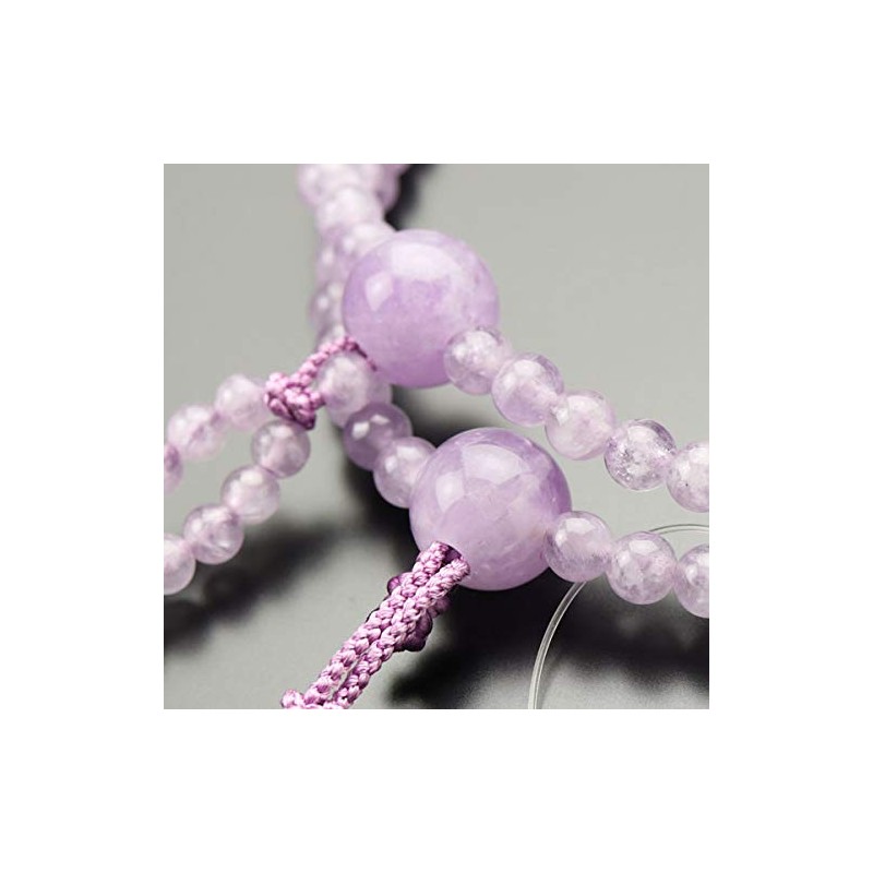 念珠ドットコム 日蓮宗 数珠 女性用 8寸 藤雲石 梵天房 京念珠 念誦 法華