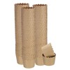 sourcing map 150Pcs Paper Baking Cups Small Brown Kraft Paper