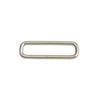 Wuuycoky 2"X0.4" Inner Length Silvery Rectangle Rings Flat Loop Ring