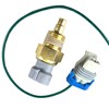 Engine Coolant Temperature Sensor with Connector Pigtail Harness 25037332 Compatible