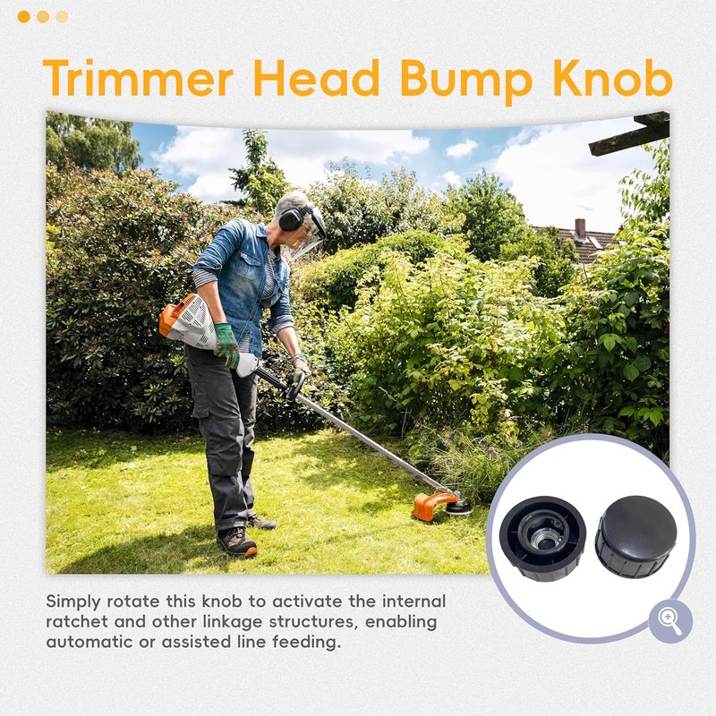 YiYuanG Replacement Trimmer Head Bump Knob 385-825, 4006-710-4000 Fits Stihl