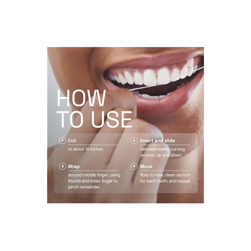 Reach Hilo dental encerado sin sabor para el cuidado bucal