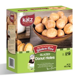 Katz Gluten Free Glazed Donut Holes | Dairy Free, Nut Free, Soy Free, Gluten Free | Kosher (3 Packs, 6 Ounce Each)