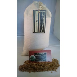 15 Lbs Whole Grain Ancient Einkorn Wheat Berries, Non-gmo. Original and Non-hybridized, Plastic-free Packaging