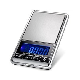 TBBSC Digital Pocket Scales Weight Ounces and Grams for Cooking and Baking, 7 Units with Tare Function High Precision Digital Jewelry Mini Scale 300g/0.01g Reloading