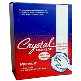 Crystal Premium Tack Rag Cloths 18" x 36" , 12 Cloths Per Box 6 BOXES DEAL!