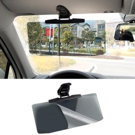 Sun Visor Extension for Car, Universal Car Sun Visor with Polarized Glare Protection, Anti Glare Visor Extender for Vehicle for Safe Driving UV Filtering