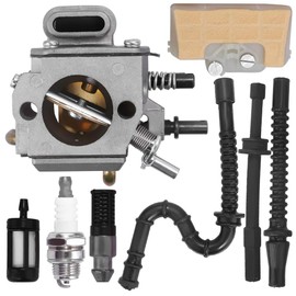 Aynaxcol MS290 Carburetor with Air Filter Tune Up Kit Replacement For STIHL MS 290 MS310 MS390 029 039 Chainsaw Replace 1127-120-0650 1127 120 0650 HD-19 Carb