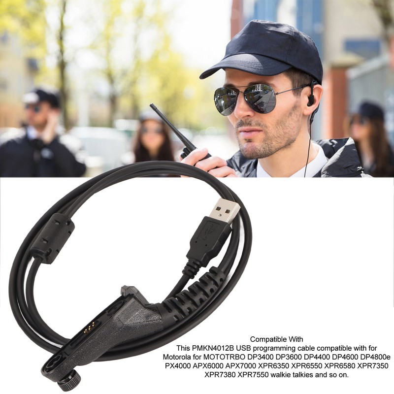 USB Programming Cable Walkie Talkie Frequency Write Line for DP4400