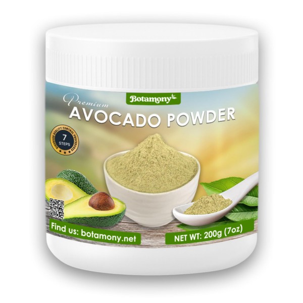 BOTAMONY Organic Avocado Powder 7 oz, 100% Pure Dehydrated Avocado