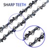 Opuladuo 2PC 10 Inch Chainsaw Chains, Replacement Chain for WORX
