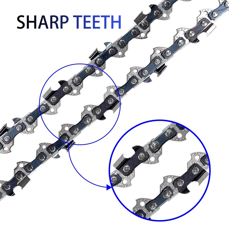 Opuladuo 2PC 10 Inch Chainsaw Chains, Replacement Chain for WORX