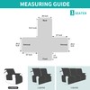 Easy-Going Funda impermeable para sofá reclinable de gran tamaño con