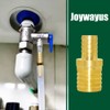 Joywayus Hose Barb Reducer 5/8" to 1" Barb Fitting Reducing