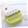 KOMBIUDA 1pc Plastic Acupressure Roller Massager for Easy Muscle Relief