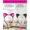 10 Orejas De Gato, Diademas Gato Estilo Cosplay Fiestas Regalos,