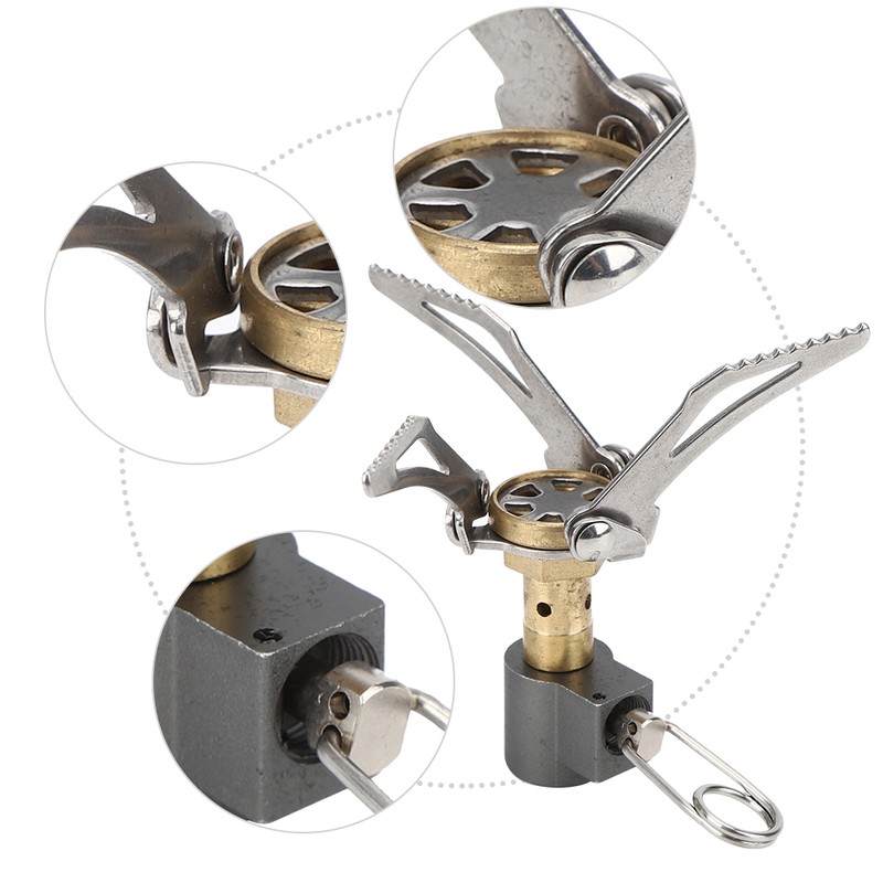 Outdoor Camping Ultralight Mini Burner Portable Folding for Hiking Picnic