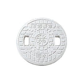 Joto Techno JM-250ULW Round Lid for Rainwater Trout, White Holes, 250 Type