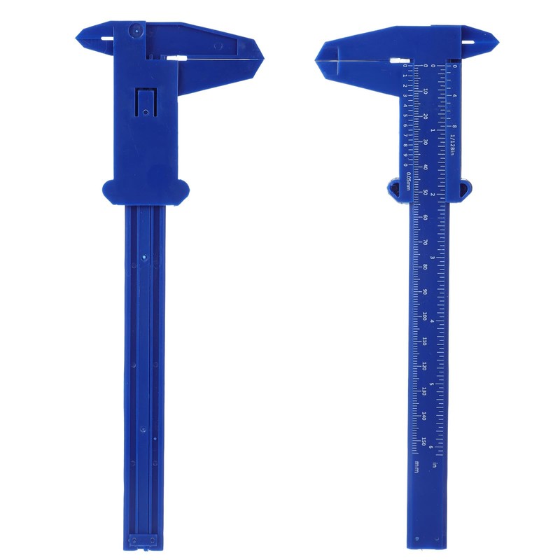 2 Pcs Plastic Vernier Caliper Caliper Measuring Tool 150 mm