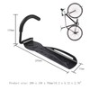 Vertical Bike Wall Mount Hanger, Heavy-Duty Steel, 30kg Capacity, Black