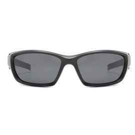 Full lens Magnification Reading Sunglasses for Women Men with Spring Hinge Wrap Around Frame UV400 Sports Sun Readers (black&red, 2.75)