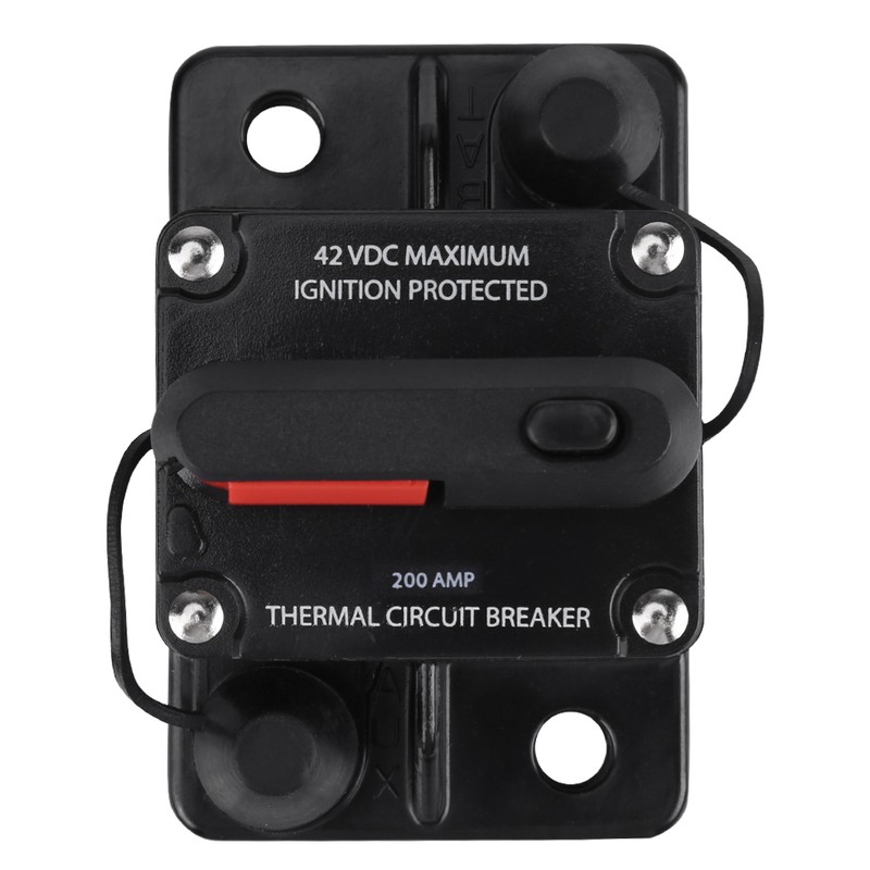 DC12V-42V Car Stereo Audio Inline Circuit Breaker Manual Reset(200A)