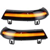 Pair Turn Signal Lights Rear View Mirror Blinker Dynamic Flowing