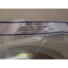 Ford 1949-1950 Ford Passenger Headlamp RIMS, Headlamp DOORS Also For 1948-1955...