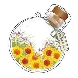 Hagoromo Acrylic Makeup Cover #Sunflower