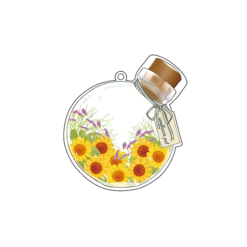 Hagoromo Acrylic Makeup Cover #Sunflower