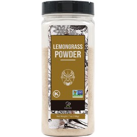 Soeos Lemongrass Powder 7 oz, Non-Gmo Verified, Kosher, Freshly Ground Lemongrass, Dried Herb Seasoning for Cooking and Tea