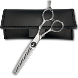 Flair 6 Inch Hair Thinning/Texturizing Shears with Removable Tang and VG10 Japan Steel Blades - Designed by Saki Shears (25% Hair Removal)