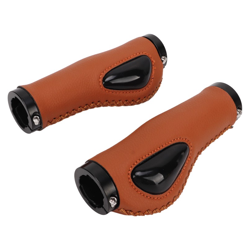Artificial Leather Bicycle Grips Liquid Silicone Palm Pad Shock Absorption