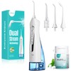 ADA Accepted C20 Water Dental Flosser Pick, Whitening Set White