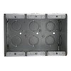 1 Pc, Solid Masonry Box, Three Gang, 3-1/2 In. Deep