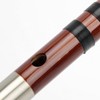 GKey Bamboo Flute Refined Chinese Wind Lettering Instrument Dizi Kit