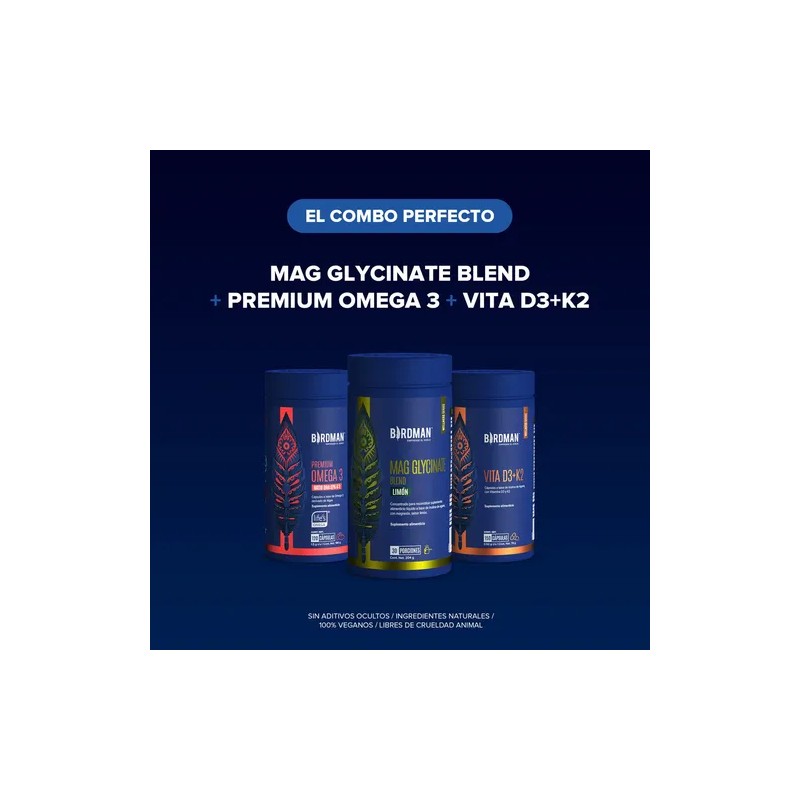Birdman Mag Glycinate Blend | Glicinato Y Citrato De Magnesio