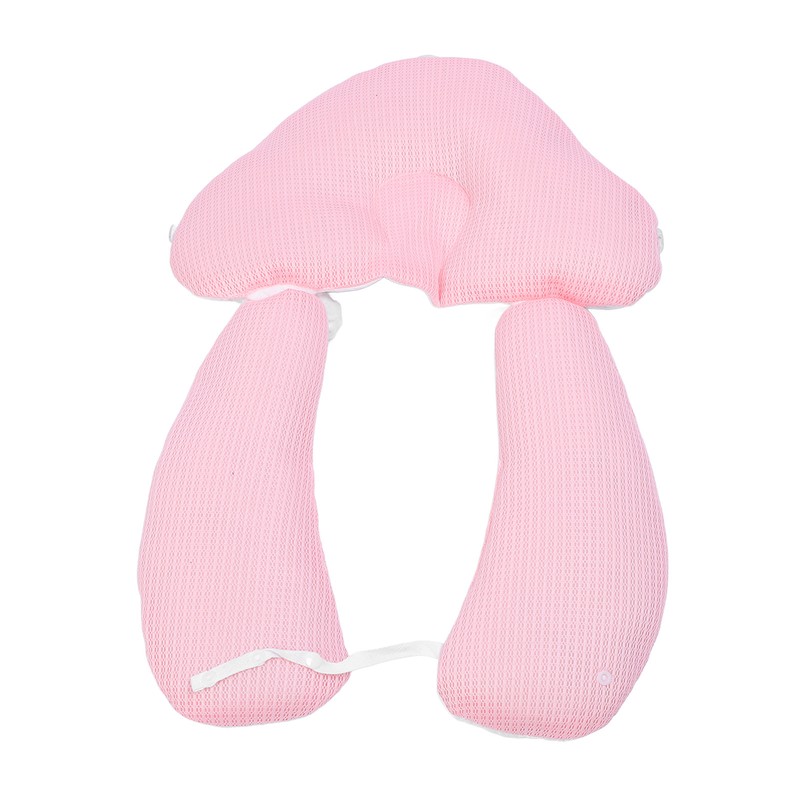 Baby Head Body Pillow Soft Breathable Drawstring Adjustment Newborn Head