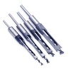 4Pcs Wood Square Hole Mortise Chisel Bit Woodworking Drill Bit