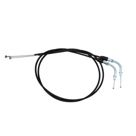 REWOLFNUS 35.4" 43" 51" 59" Throttle Cable Wire Kit Long Throttle Gas Cable for Harley Dyna Softail XL 883 1200 Fat Boy Heritage Road King (43"/110cm)