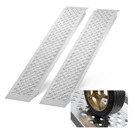 VEVOR Aluminum Ramps, 880 LBS Capacity 47.2" x 8.5" Loading Ramps for Motorcycle, Dirt Bike, Trailer, ATV, UTV, Garden Tractor and Lawn Mower, 2PCS