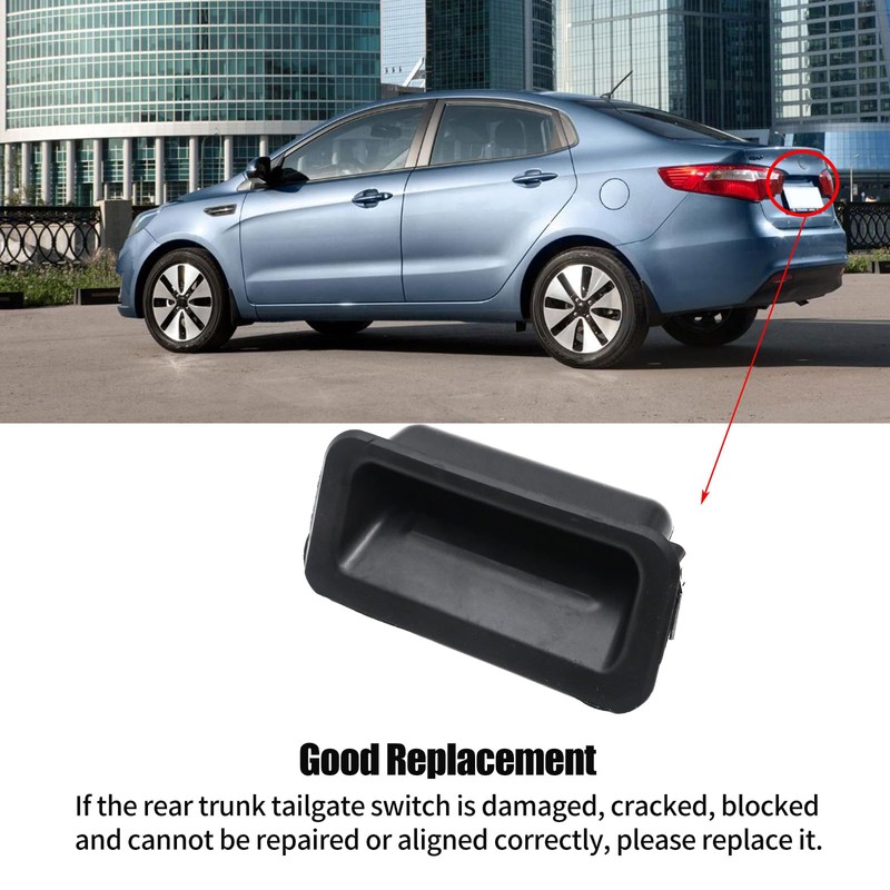 CADUFUELLY 812601M500 Car Tail Door Switch Button Trunk Lid Lock