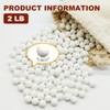 SULUOTE Ceramic Pie Weights-Reusable Natural Ceramic Stoneware for Baking Blind