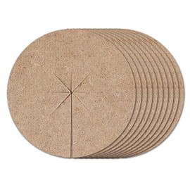 La cordeline Natural Felt Jute Plant Discs Diameter 16 cm Pack of 10 - Plant Protection Natural