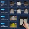 Tryme Small Solar Lights for Chain Link Fence Outdoor Motion