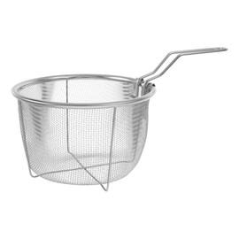 Garneck Stainless Steel Deep Fry Basket with Handle - Round Fry Basket for Air Fryer & Fry Daddy - for French Fries Shrimp and Other Fried Foods 59 Inch Diameter
