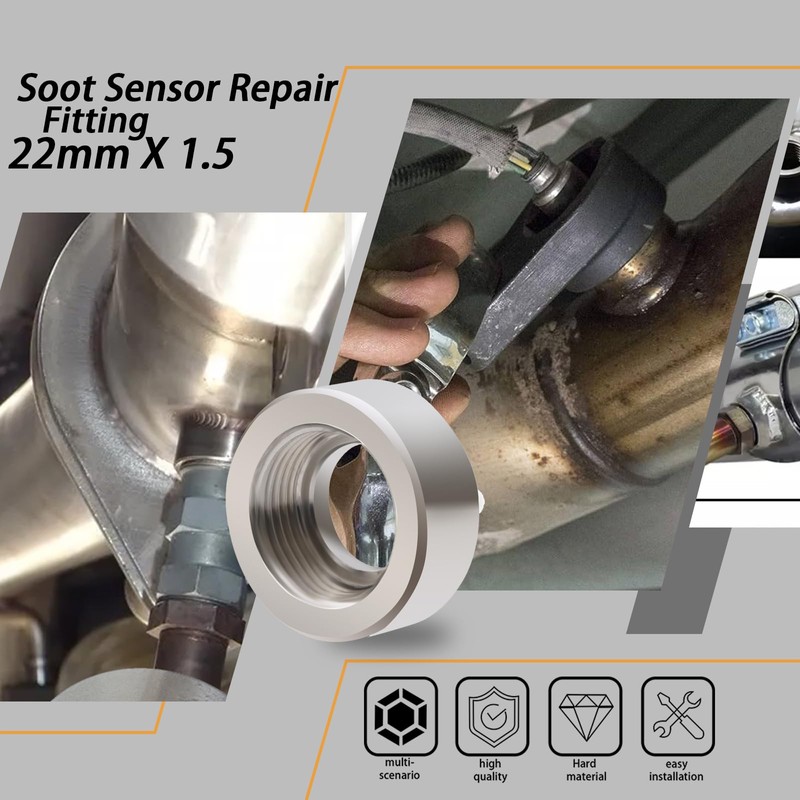 XTPTFABS 22mm X 1.5 Soot Sensor Repair Fitting(1PCS) for Diesel