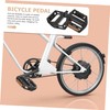 Gatuida 1 Pair Reflective Road Bike Foot Pedals Slip Reinforcement