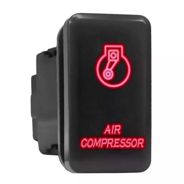 STark Industries AIR COMPRESSOR - Red Backlit Push In Switch